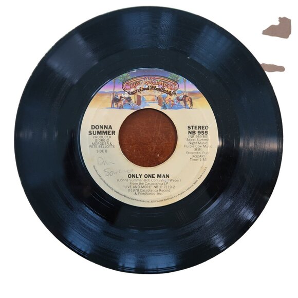 Donna Summer "Heaven Knows / Only One Man" 1978 7" Vinyl Record Single Casablanc - Picture 4 of 5